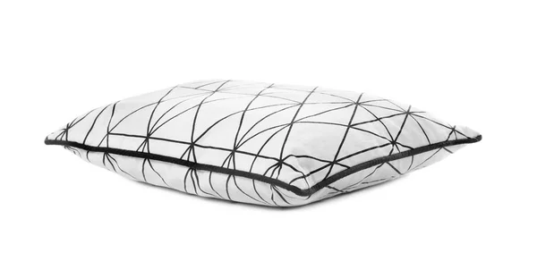 Stylish pillow on white background — Stock Photo, Image