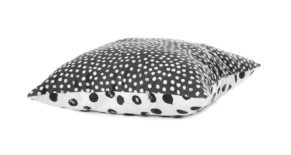 Stylowe spotted poduszkę na białym tle — Zdjęcie stockowe