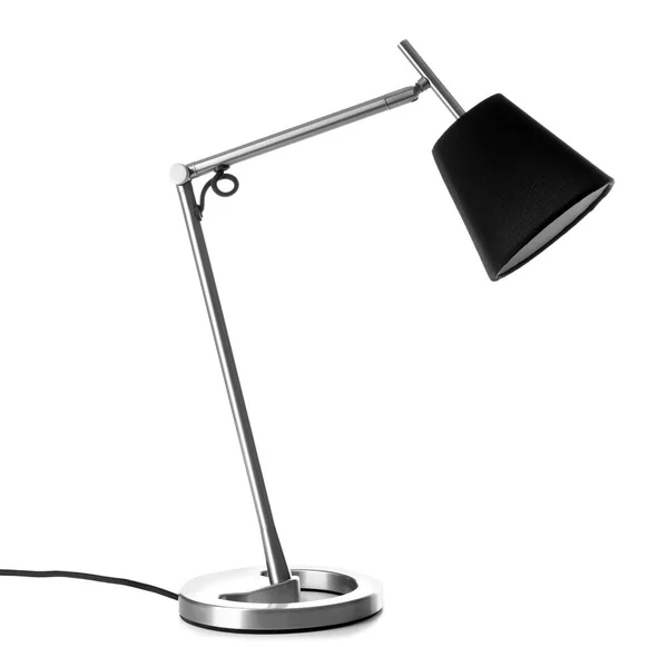 Stylowe biurko lampa na białym tle — Zdjęcie stockowe