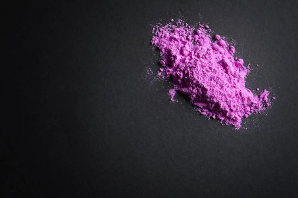 Colorful powder for Holi festival on dark background — Stock Photo, Image