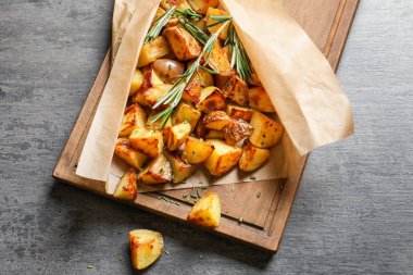 lezzetli patates dilimleri