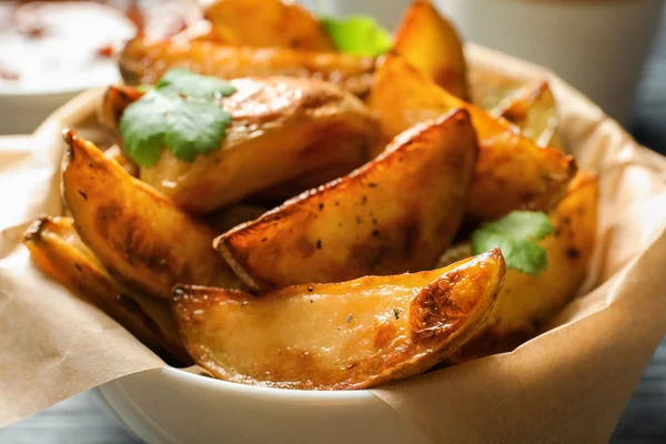 Cunei di patate gustosi — Foto Stock