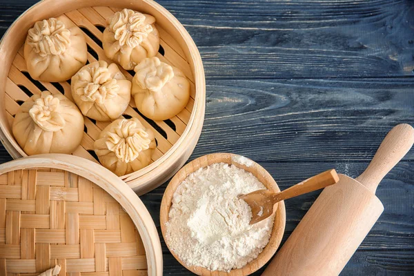 Gnocchi baozi saporiti — Foto Stock