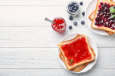tatlı sıkışmaları ile tost