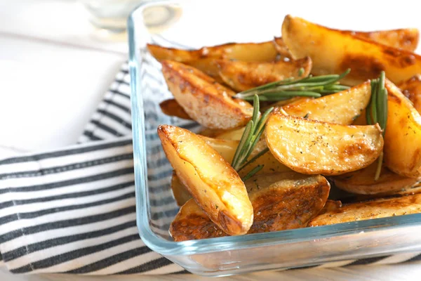 Tasty potato wedges — Stock Photo, Image