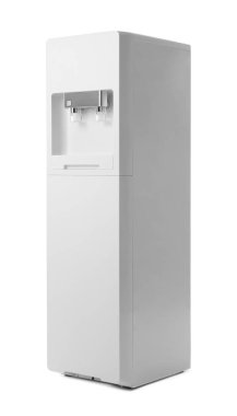 Beyaz arka plan üzerinde modern su soğutucu