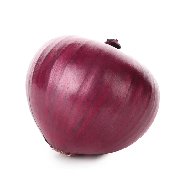 Rote Zwiebel auf weißem Hintergrund — Stockfoto
