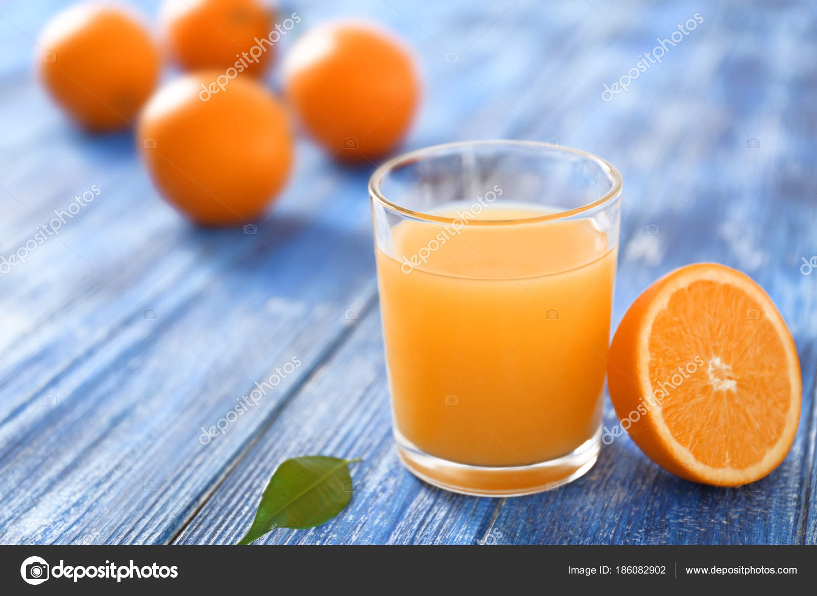 Glass Fresh Orange Juice Color Wooden Table Stock Photo C Belchonock 186082902,What Colour Is Orange And Blue