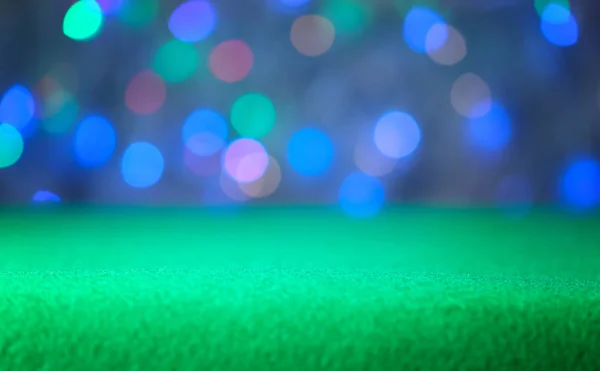 Superfície da mesa de jogo verde no cassino — Fotografia de Stock