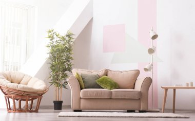 Rahat kanepe oturma odası iç