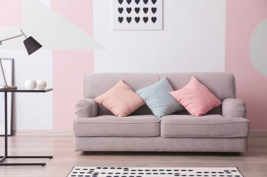 Rahat kanepe oturma odası iç