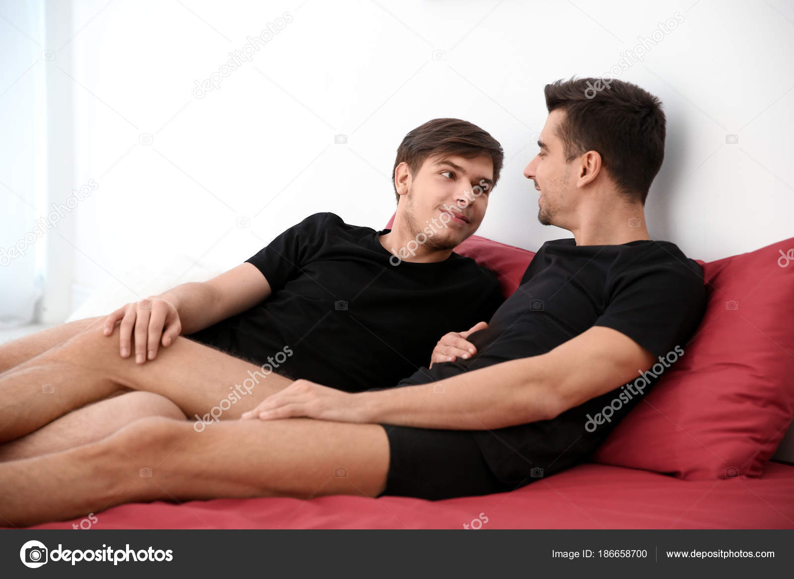 Mladí gay láska sex