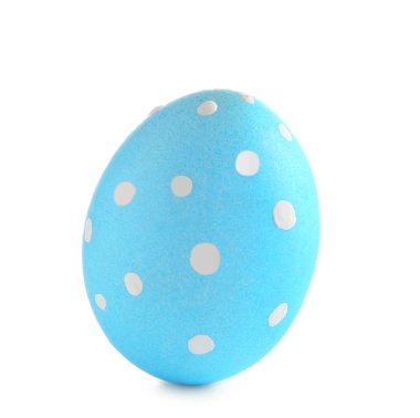 Paskalya yortusu yumurta beyaz zemin üzerine dekore edilmiştir