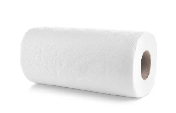 Roll Paper Towels White Background — Stock Photo, Image