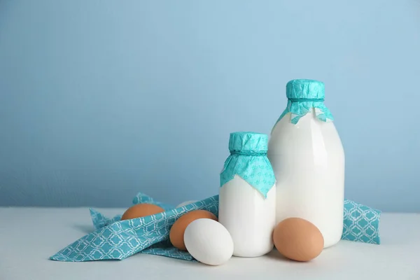 Mejeriprodukter och ägg — Stockfoto