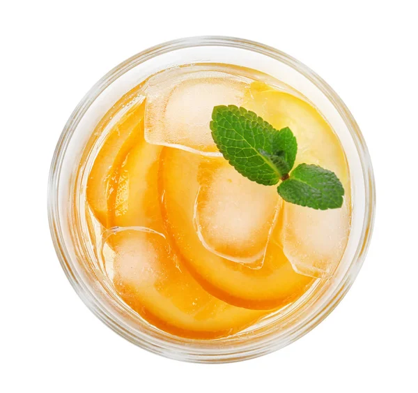 Склянка смачного лимонаду — стокове фото