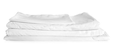 Folded clean bedding   clipart
