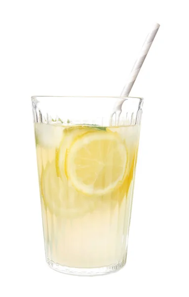 Un vaso de la limonada sabrosa — Foto de Stock