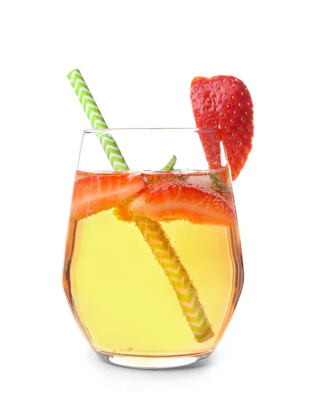 Lekkere aardbeien limonade — Stockfoto