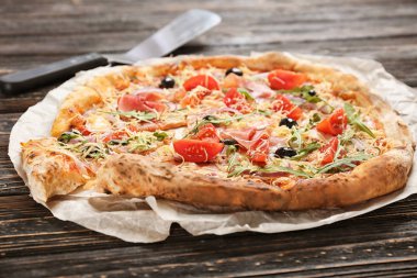 Tablo lezzetli pizza 