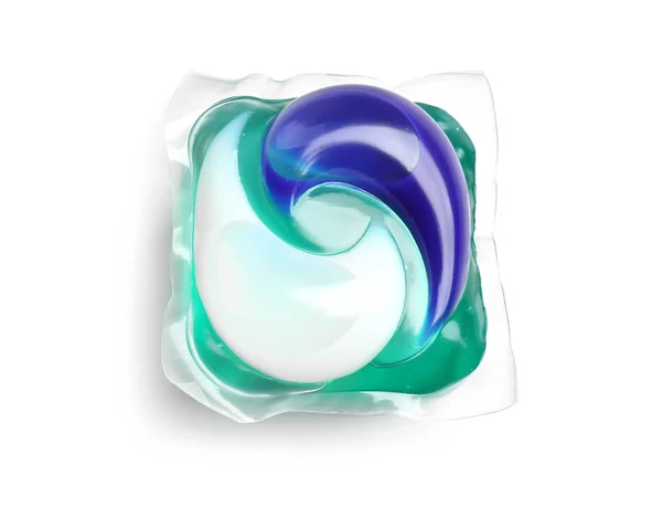 Detergent pod on white — Stock Photo, Image