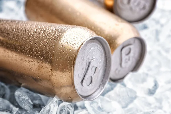 Cans of fresh beer — Stock Photo, Image