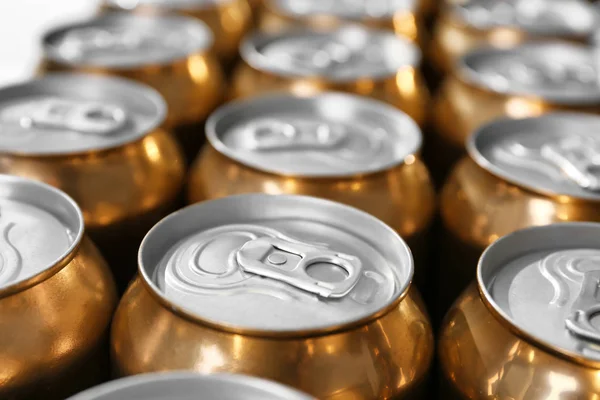 Cans of fresh beer — Stock Photo, Image