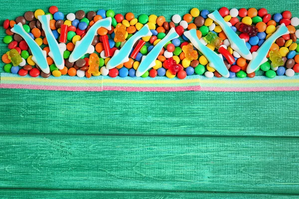 Kolorowe cukierki do żucia — Zdjęcie stockowe