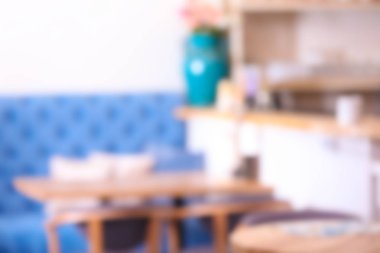 Restoran iç bulanık bakış