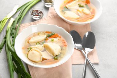 Masada köfte ile lezzetli et suyu