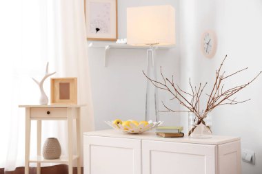 Oda iç zarif lambalı