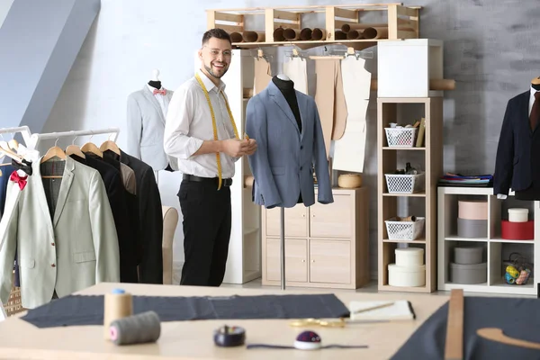 Handsome young tailor — Stock Photo, Image