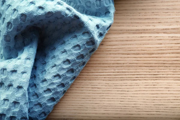 Textile Gris Sur Fond Bois Texture Tissu — Photo