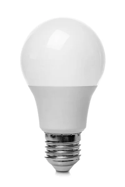 Lampada Led Sfondo Bianco — Foto Stock