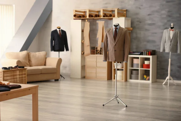 Interior of modern tailor's workshop — Stock Photo, Image