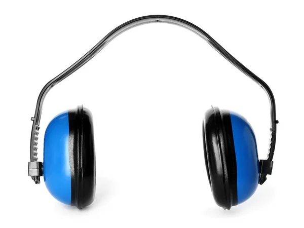 Headphones on white background. Hearing protection — Stock Photo, Image