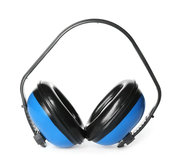 Headphones on white background. Hearing protection — Stock Photo, Image