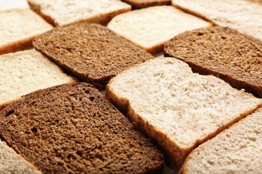 Dilim buğday ve çavdar ekmeği, portre