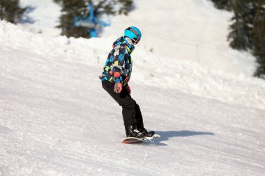 snowboard Kayak pist üzerinde