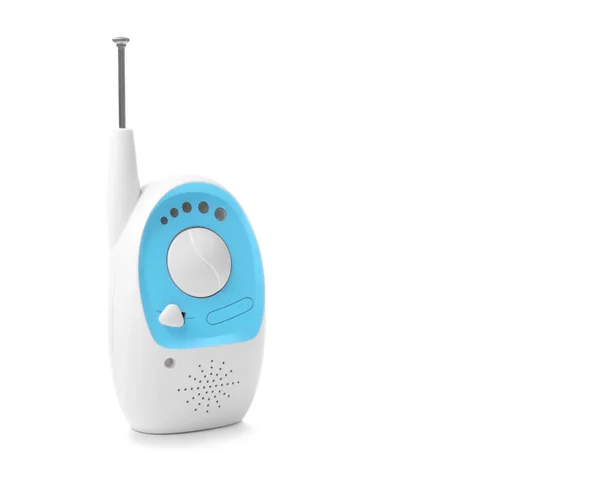 Baby monitor na bílém pozadí. Radio chůvy — Stock fotografie