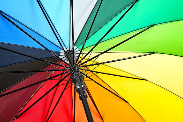 Opened rainbow umbrella