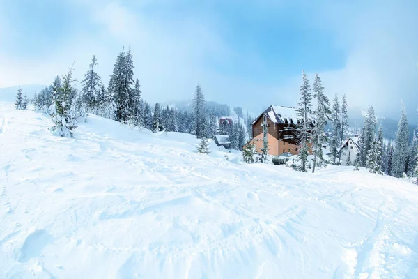 Beautiful ski resort — Stock Photo, Image
