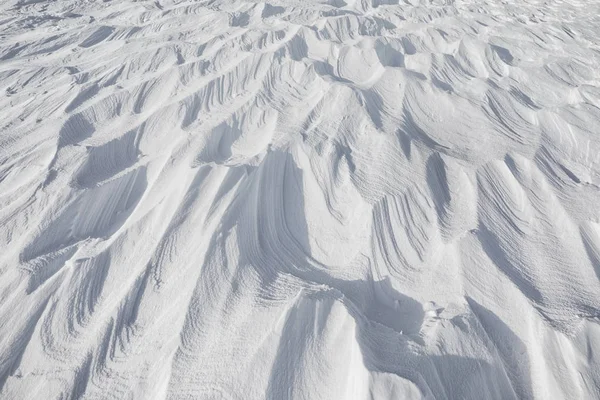 Shiny clean snow in wintertime — Stock Photo, Image