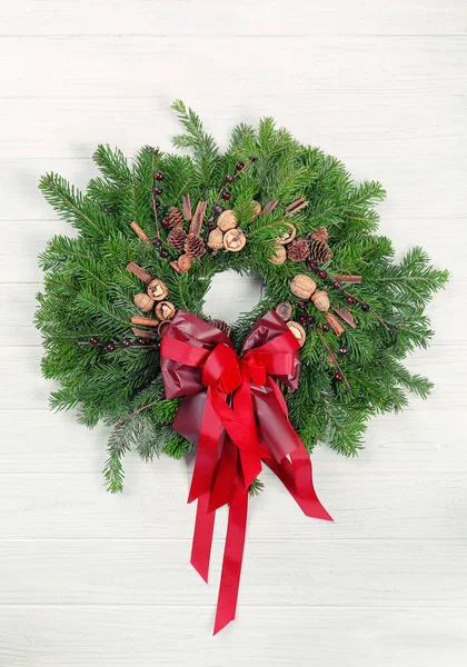 Hermosa corona de Navidad — Foto de Stock