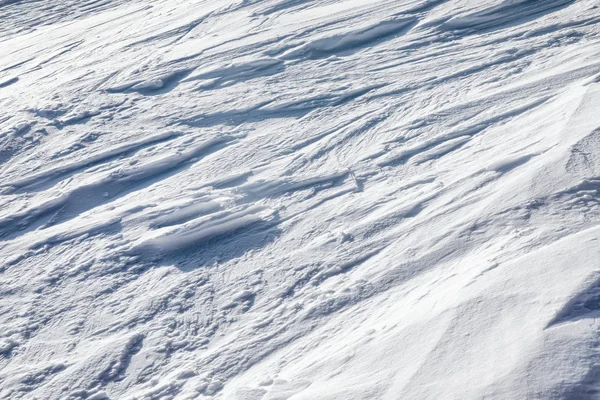 Ren snö på vintern — Stockfoto