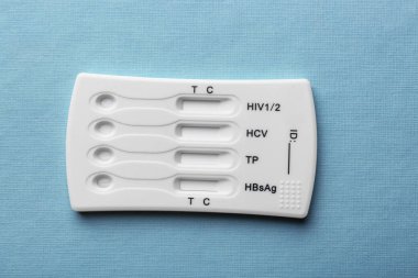 HIV, hepatit B, C ve frengi için test