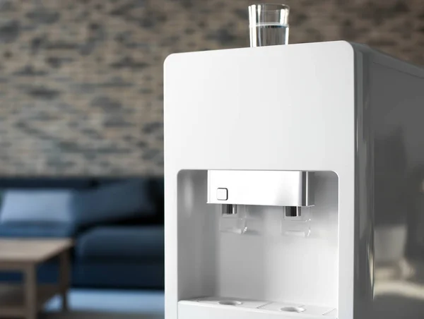 Refrigerador Água Moderno Escritório — Fotografia de Stock