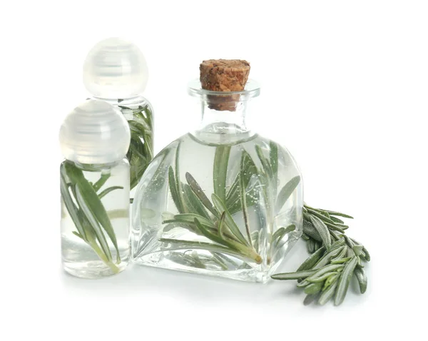 Flaskor av parfymolja — Stockfoto