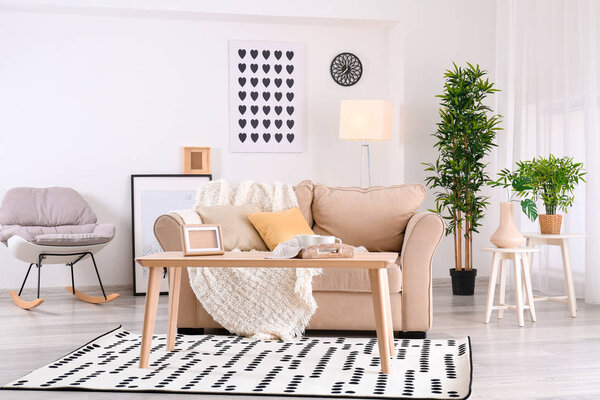 Elegant living room interior 