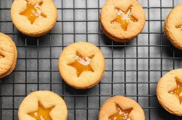 Gustosi biscotti Linzer — Foto Stock